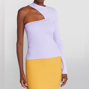 GAUGE81 Ucham One-Shoulder Cut-Out - Lilac